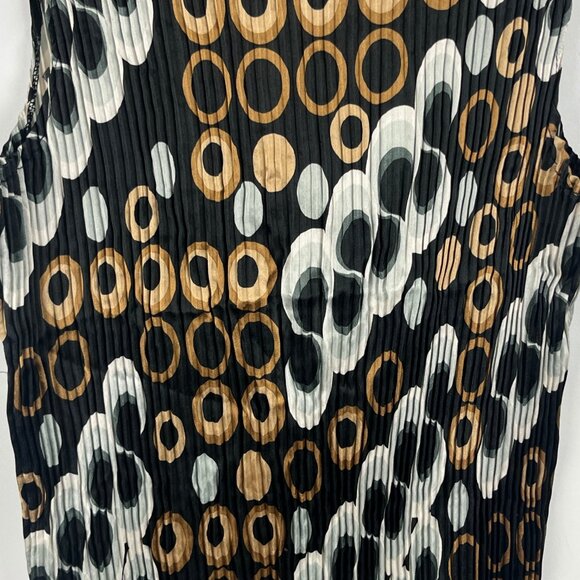 Unbranded Top Blouse Camisole Size S Multicolor Sleeveless Round Neck Polyester - Picture 8 of 9